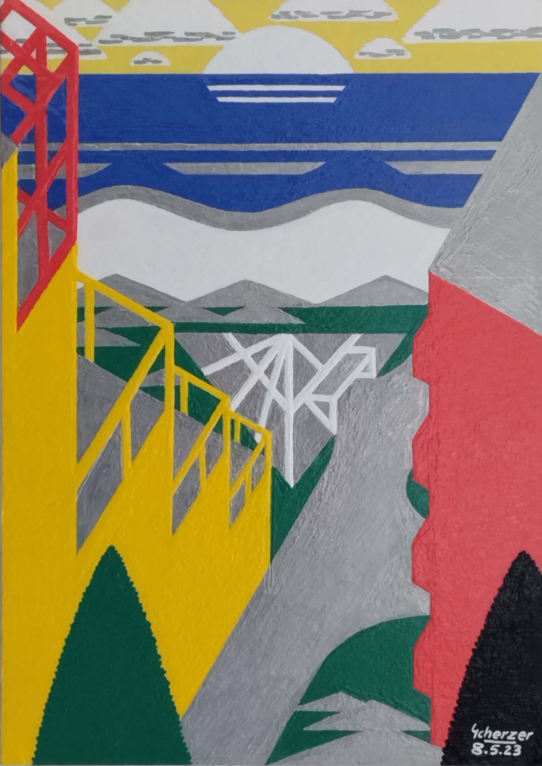 Art Hotel Anlage auf der Klippe am Meer