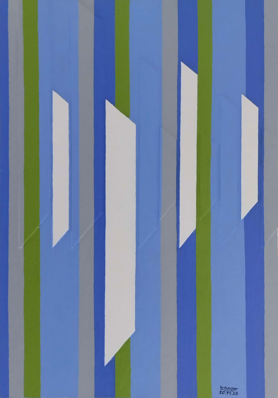 Lichterspiel im Wasserfall