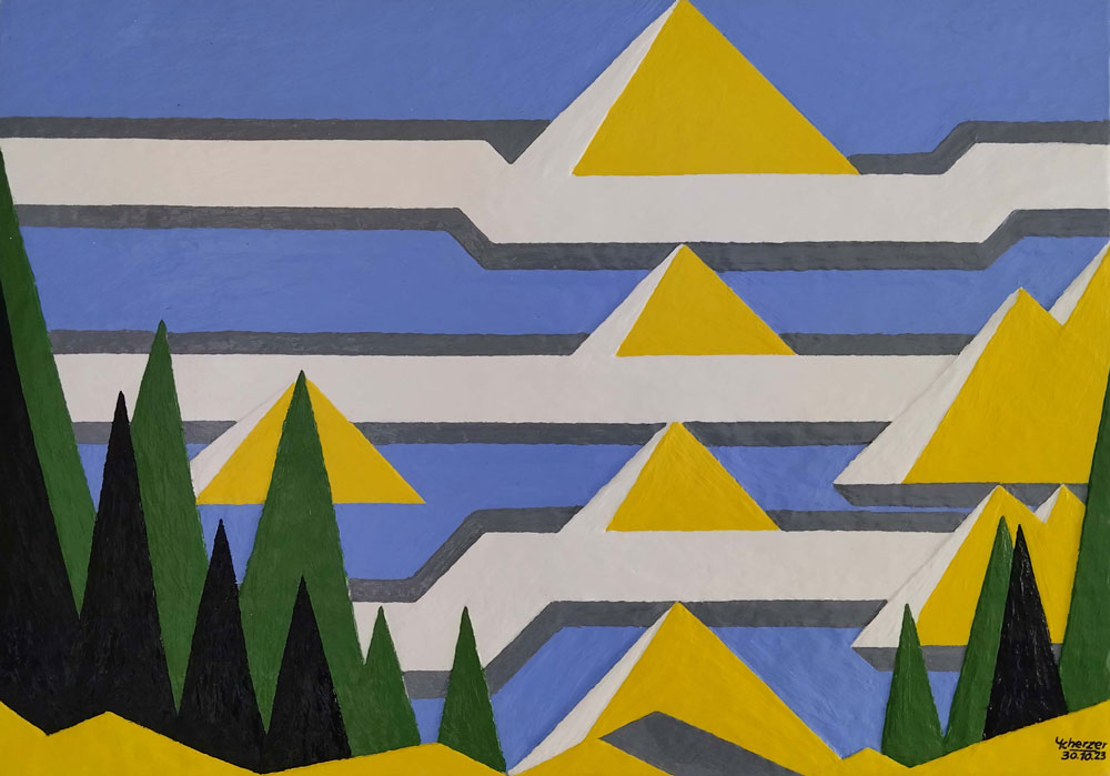 Starke Strömung im Fluss